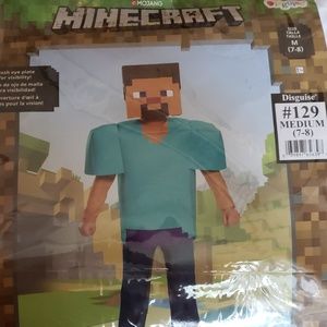 MINECRAFT STEVE COSTUME medium (7-8)